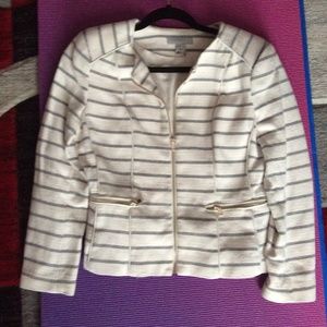 Ivory and Blue H&M Jacket Blazer